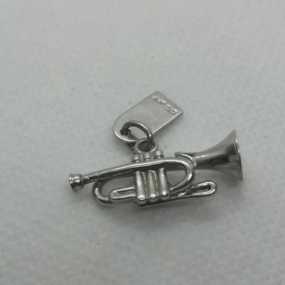 Jewelry - Sterling trumpet pendants